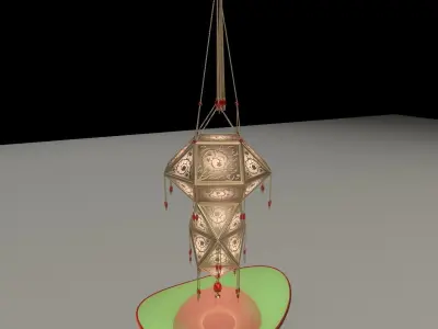 Chinese lantern 3D model