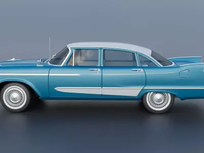 Plymouth Plaza 4 Door 1958  3D print model