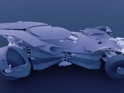 Batmobile 3D Print Model 3D print model