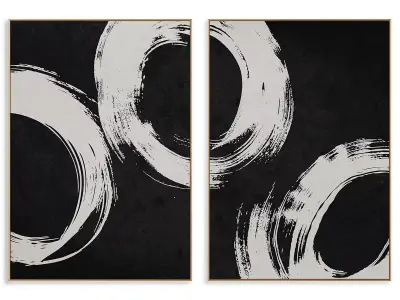 Abstract Painting Frame set 3D model 121