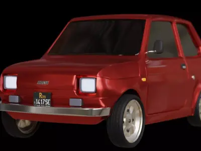 FIAT 126 3D model