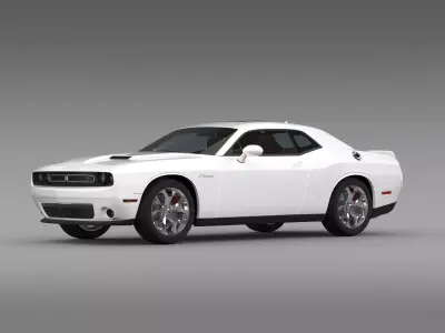 Dodge Challenger RT Classic LC 2015 3D model