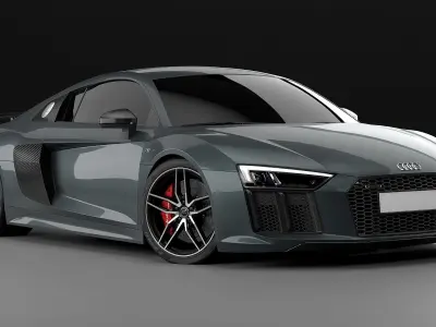 2016 Audi R8 V10 Plus 3D model