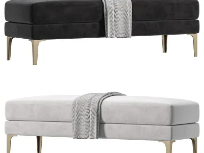 Tiffany Bench By Cazarina 3D model