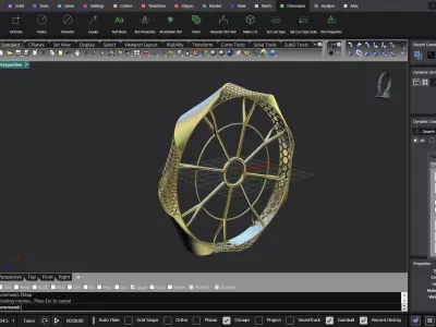 Fusion bangle code 702 in 4 sizes 3D print model