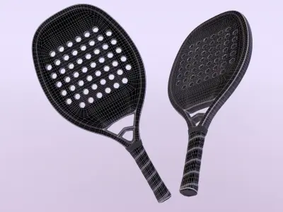 Beach Tennis  3D model