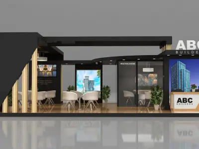 kiosk design 3D model