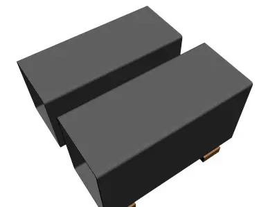 5 16in Wall x10in Rectangle Tube 3D model