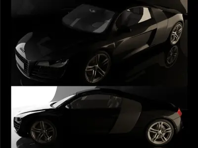 Audi R8 2006 3D model