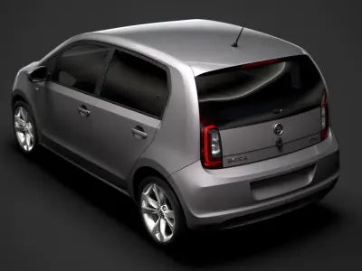 Skoda Citigo 5D 2016 3D model