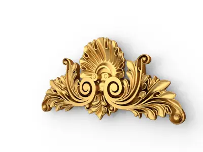 carved classic decorative ornament cnc 3d printing stl 02 3D model