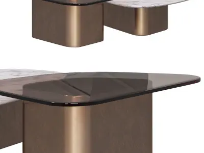 Capri coffee table by Meroniecolzani 3D model