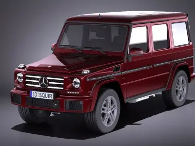 Mercedes-Benz G-Class 2017 VRAY 3D model