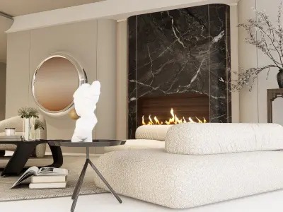 LIVING ROOM 3D model order
