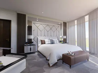 Scene Render Room Hotel President Suite Samosir Indonesia 3D model