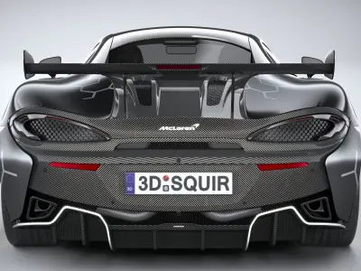 McLaren 620R 2020 3D model