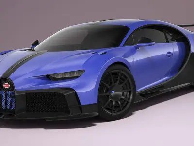Bugatti Chiron Pur Sport 3D model