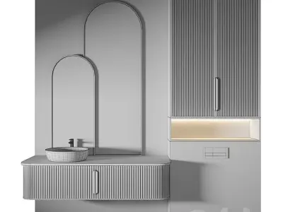 Luxury Bathroom 291 3D model