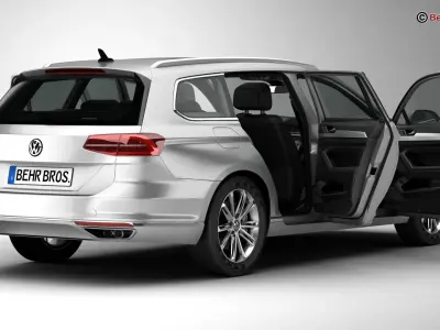 Volkswagen Passat Variant 2015 3D model
