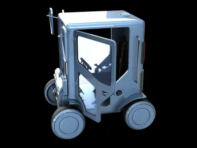 Sci-fi Urban Cruiser 3D model