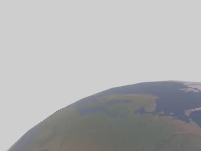 globe Free low-poly 3D model