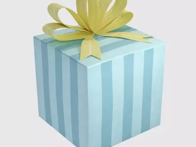Gift box 3D model