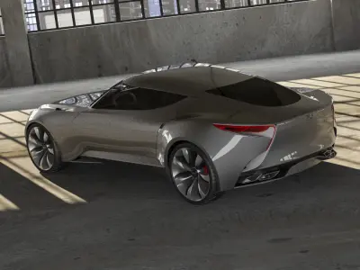 Hyundai HND-9 and garage 3D model