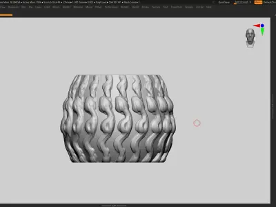 vase 3d print 459 3D print model