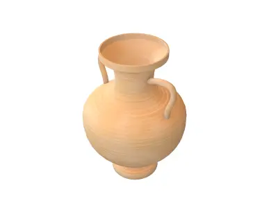 Roman Pottery v2 004 Low-poly 3D model