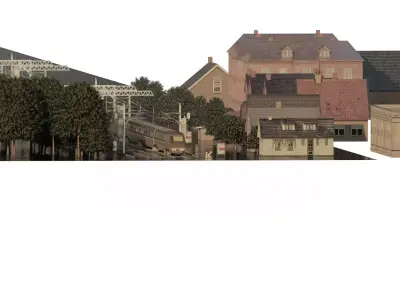 TRAIN CLASS 370 3D model