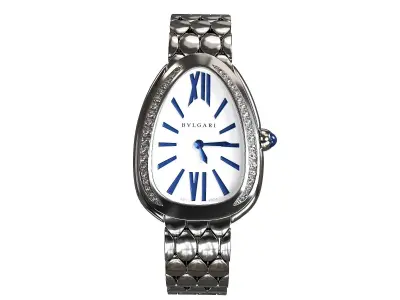 Bulgari Serpenti Seduttori women watch Low-poly 3D model