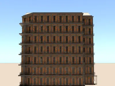 laos Game Building number2 3D model