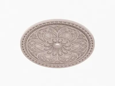 Classic Ceiling Medallion 64 3D model
