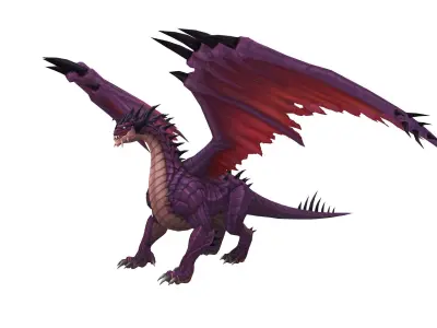 Ultimate Dragon Pack Low-poly 3D model