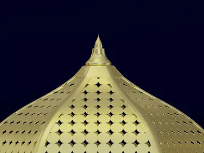 Arabic patterned lantern 3D model