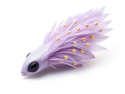 Violet Fantasy Creature model pack Low-poly 3D model