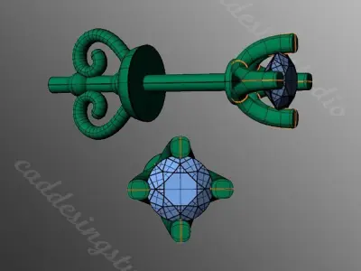 Lk5 Earrings 3D print model  3D print model