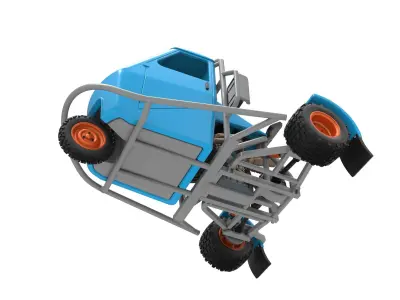 Ape car proto for dirt Scale 1 to 25 3D print model