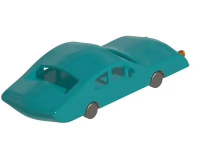Stylish Sports Car 3D print model