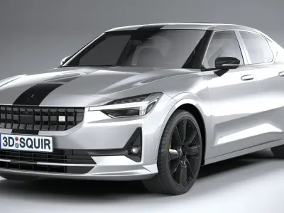 Polestar 2 BST 2023 3D model