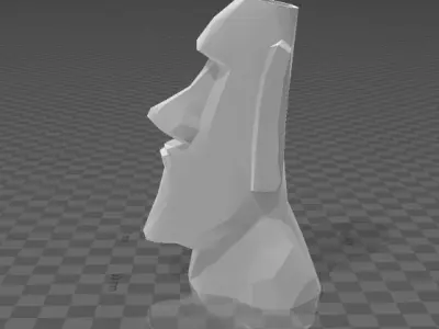 Moai pen HOLDER Free 3D print model