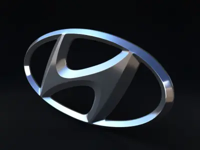 Hyundai Logo 3D model