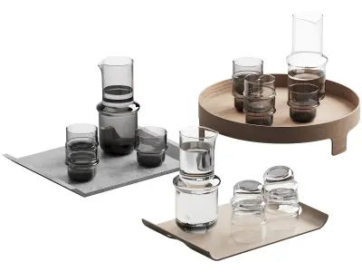 271 dishes decor set 13 NM Unda by Design House Stockholm 3D model