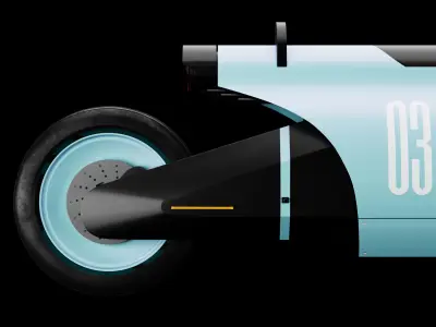 Concept motorcycle 3 3D model