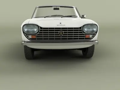 Peugeot 204 Convertible 3D model