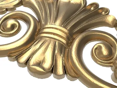 decorative pattern ready for 3D printing 3D model 42