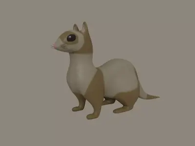 Ferret 3D model