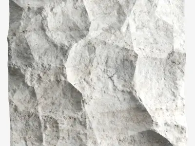 508-RockPanel rock wall art 3D model