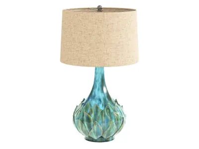 Floral lamp 3D model
