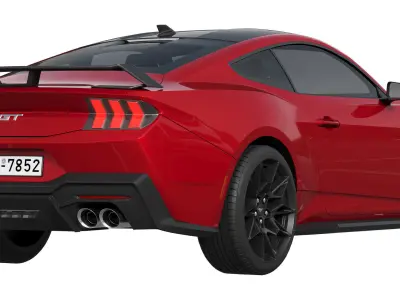 Mustang GT 2023 3D model